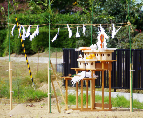 地鎮祭の準備