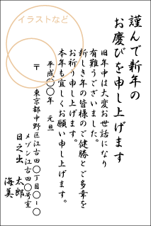 年賀状見本