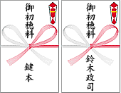 地鎮祭ののし袋名前の書き方