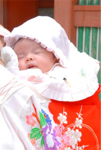 お宮参りの赤ちゃんの服装