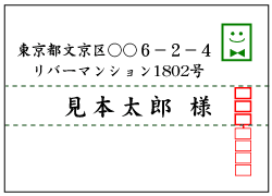 宛名の書き方